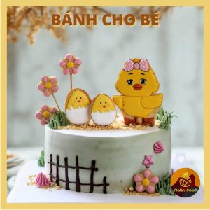bánh sinh nhật bé gà con